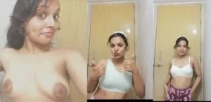Indian girl showing for her lover