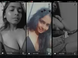 Cute desi indian girl showing off her boobies to boyfriend