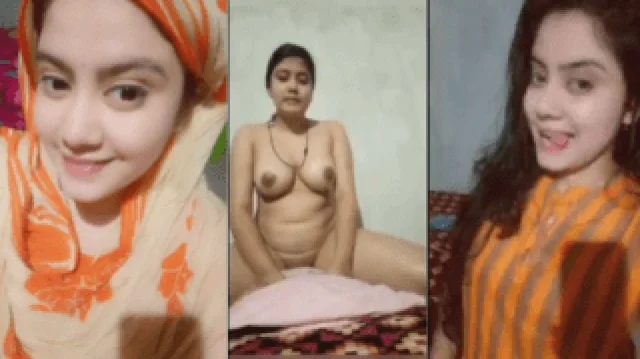 Young Nude Girl’s Wild Pillow Ride Cum Explosion