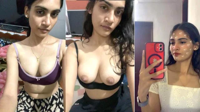 Horny Mallu Girl Pressing Boobs Fingering Showing MMS