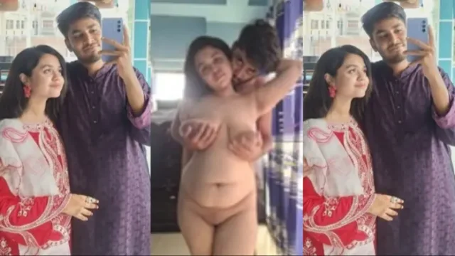 Beautiful Saggy Boobs Tanker Gf Fucking With Bf