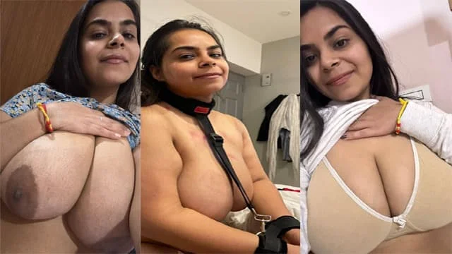 Horny Indian Babe Playing Boobs Showing Naked