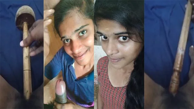 Tamil Teen Babe Bj & Sex Pussy Stick And A Brush
